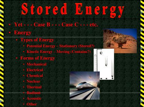 PPT - Awareness of Stored Energy PowerPoint Presentation, free download - ID:6050318