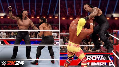 WWE 2K24 The Undertaker Gameplay: Strap Pull Down, Signatures, Finishers, Entrance & Winning ...