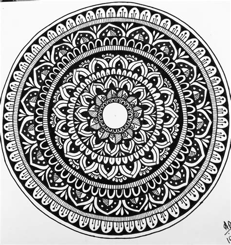 Zentangle Mandala Drawing Ideas