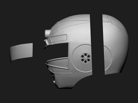 POWER RANGER Turbo - Carranger Red Helmet 3D model 3D printable | CGTrader