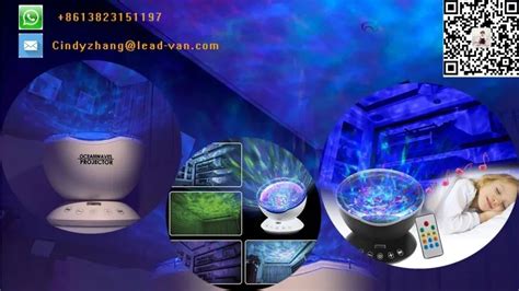 Upgrade Version Ocean Wave Projector Night Light With Remote Controller Romantic Ceiling ...