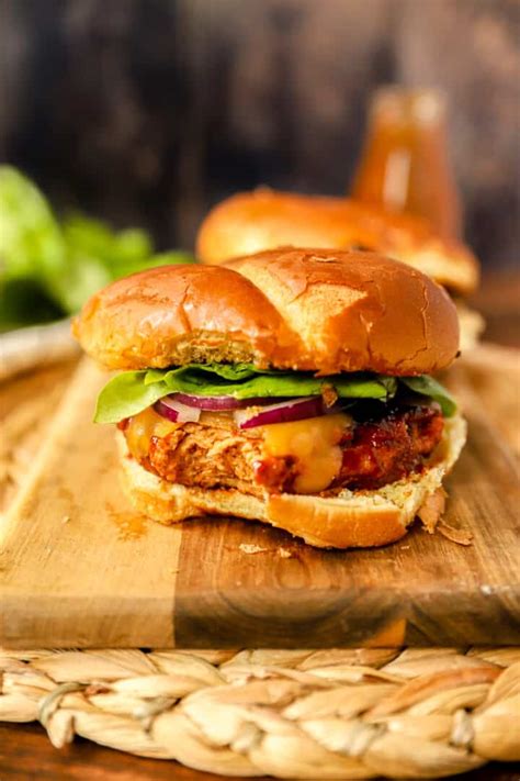 BBQ Chicken Burgers - A Seasoned Greeting