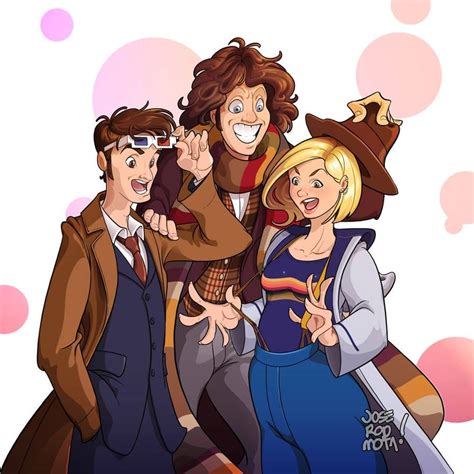 THREE DOCTORS by JOSERODMOTA | Doctor who fan art, Cartoon, Doctor who