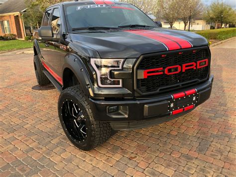 loaded 2015 Ford F 150 XLT crew cab custom @ Custom trucks for sale