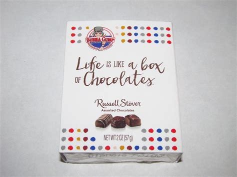 Russell Stover Forrest Gump Themed Chocolates box | Chocolate box ...