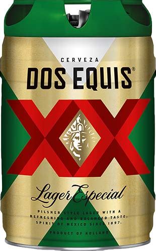 BUY DOS EQUIS LAGER MINI KEG 5L ONLINE | Daveco Beer Wine & Spirits