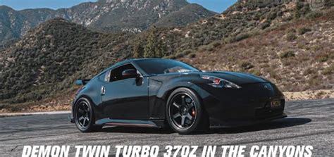 This Nissan 370z Twin Turbo sounds so Damn good! - Turbo and Stance