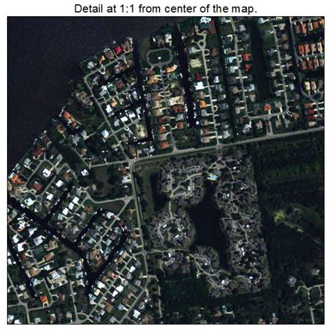 Aerial Photography Map of Iona, FL Florida