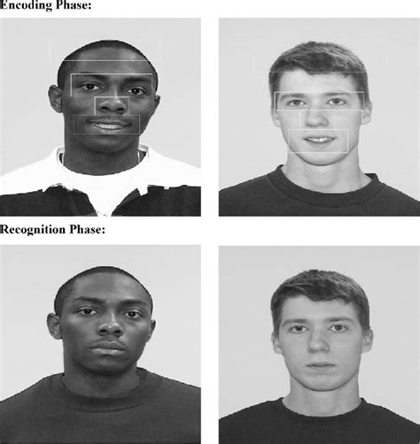 Example stimuli for African American and White faces during the... | Download Scientific Diagram