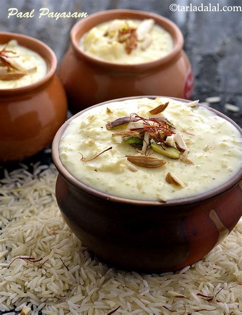 Paal Payasam, South Indian Rice Kheer recipe, Kerala