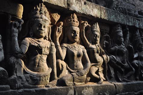 Free Images : rock, monument, statue, asia, sculpture, art, cambodia, relief, angkor wat ...