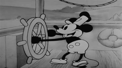 Steamboat Willie - Public Domain Cartoon Short (HD) - YouTube