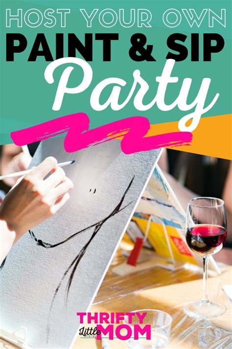 Simple Sip and Paint Party Ideas for a Night IN with Friends