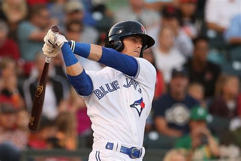 Cavan Biggio working to the Toronto Blue Jays in utility role