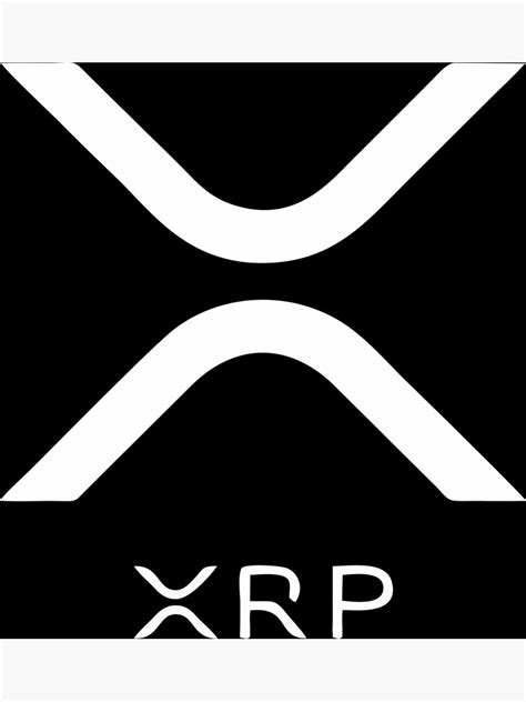 "XRP RIPPLE NEW LOGO" Poster for Sale by suddenlysomeday | Redbubble