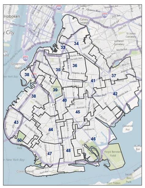 Brooklyn City Council District Map - Issie Leticia
