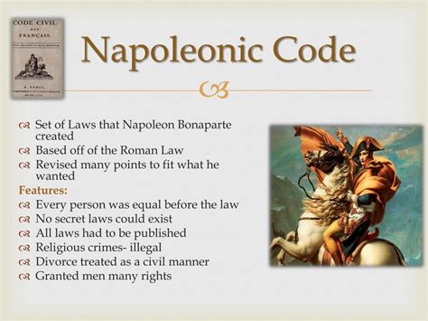 PPT - The Napoleonic Code PowerPoint Presentation, free download - ID:831445