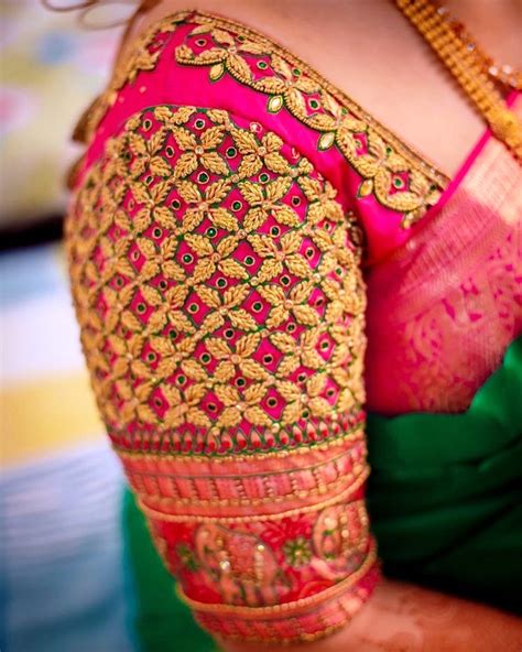 Aari Work – Hand Work Design – Maggam Work – Bridal Blouse Designs – 915 – AariWorkBlouse.Com