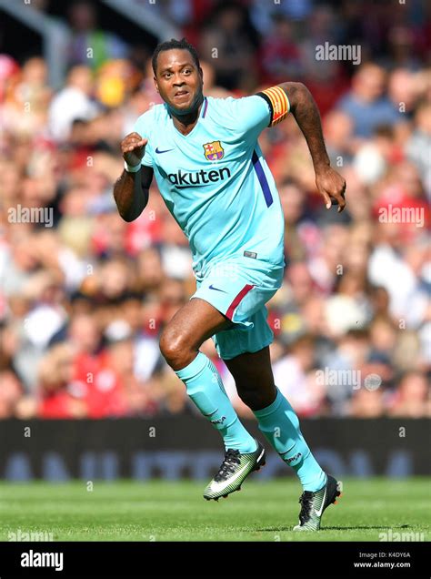 Patrick Kluivert, Barcelona Legends Stock Photo - Alamy