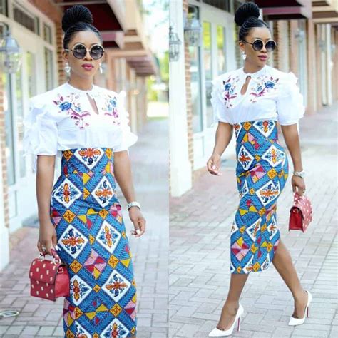 40 Latest Ankara Skirt Styles You Should Check Out | ThriveNaija