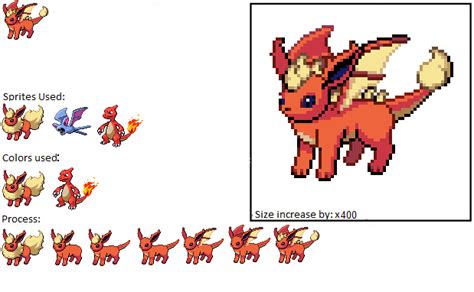 Flareon Mega Evolution by BR0M0D0 on DeviantArt