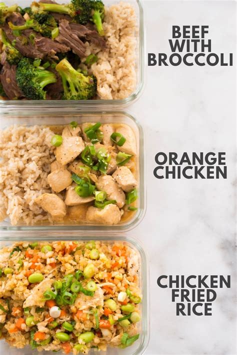 3 Healthier Takeout Options to Make at Home (Perfect for Meal Prep!) • A Sweet Pea Chef