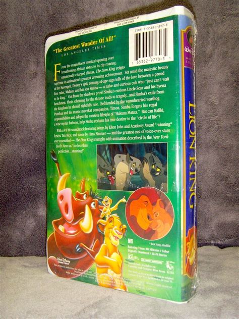 Walt Disney Disney Vhs Tapes Lion King Bambi Tarzan Fox En Etsy Nederland | Images and Photos finder