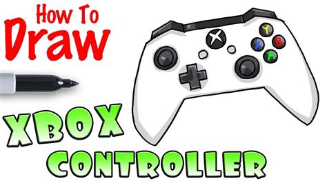 How to Draw Xbox Controller - YouTube