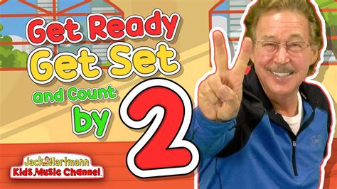 Get Ready, Get Set, Let's Count by 2's! | Exercise Song for Kids | Jack Hartmann - YouTube