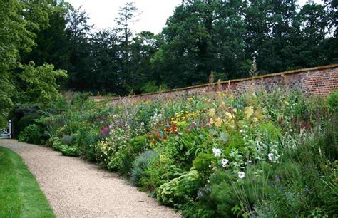 English Herbaceous Borders in Traditional English Gardens