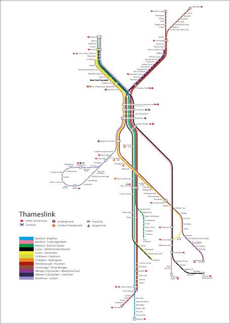 Thameslink 2018 | Map showing the currently expected service… | Flickr - Photo Sharing!