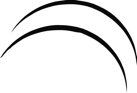 Curve Line Clipart Black And White - Fobiaalaenuresis