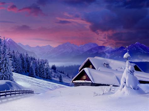 Winter Mountain Scenes Wallpaper (43+ images)