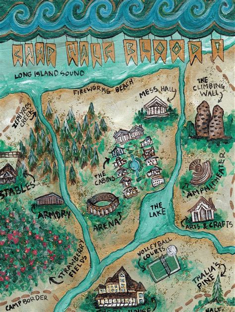 Camp Half Blood Map