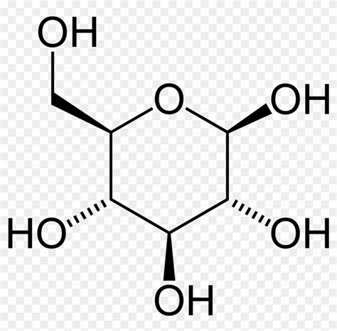 Beta D Glucose 2d Skeletal Hexagon - Formule Chimique Du Glucose, HD ...