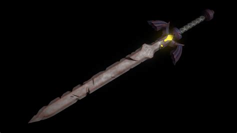 Master sword Damage Version Legend of Zelda - Buy Royalty Free 3D model by Lar'c (@larcc ...