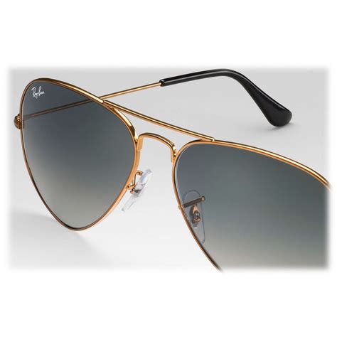 Ray-Ban - RB3025 197/71 - Original Aviator Gradient- Bronze-Copper ...