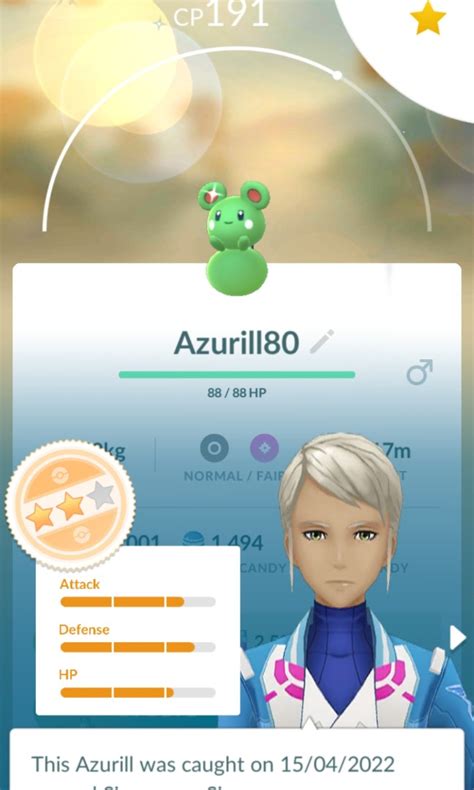 Shiny Azurill! Pokemon GO, Video Gaming, Gaming Accessories, In-Game ...