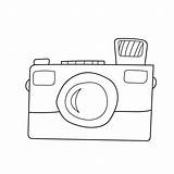 Simple coloring Page Camera Line Art Icon Coloring Pages For  sketch template