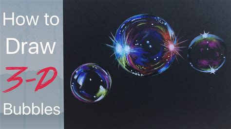 Bubble Drawing Tutorial - By Artist, Andrea Kirk | The Art Chik - YouTube