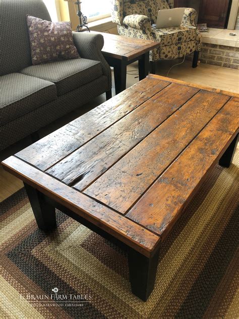 Handcrafted Reclaimed Barn Wood Coffee Table