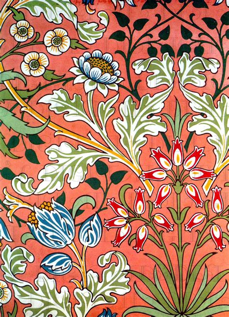 Simply STUNNING Flowers Vintage Art Nouveau Morris Flower | Etsy | William morris wallpaper ...