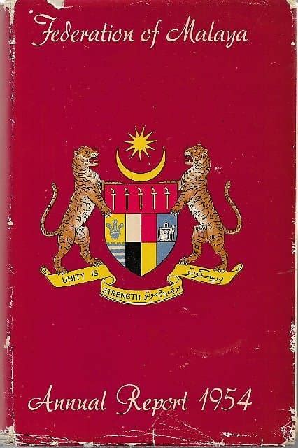 The Penang Bookshelf. Federation of Malaya Annual Report 1954