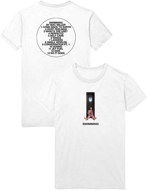 Swimming Cover Tee - Mac Miller Swimming Merch (1200x1200), Png Download