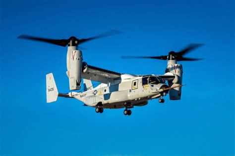 The maiden flight of Boeing CMV-22B Osprey | WordlessTech