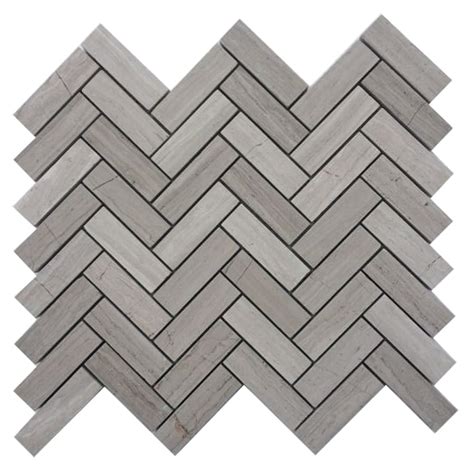 Shop CCI Gray Mosaic Floor Tile (Common: 12-in x 12-in; Actual: 10.8-in ...