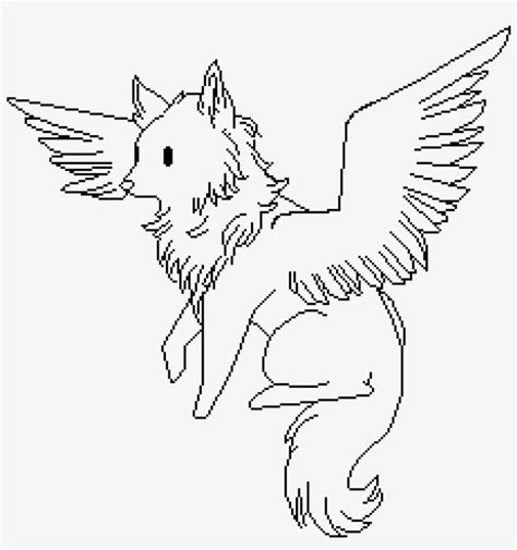 Winged Wolf Pack Coloring Pages