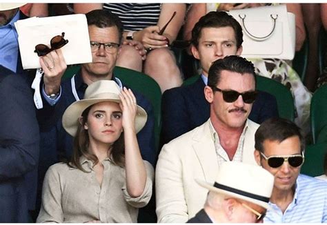 Emma Watson and Luke Evans with Tom Holland | Hollande, Toms