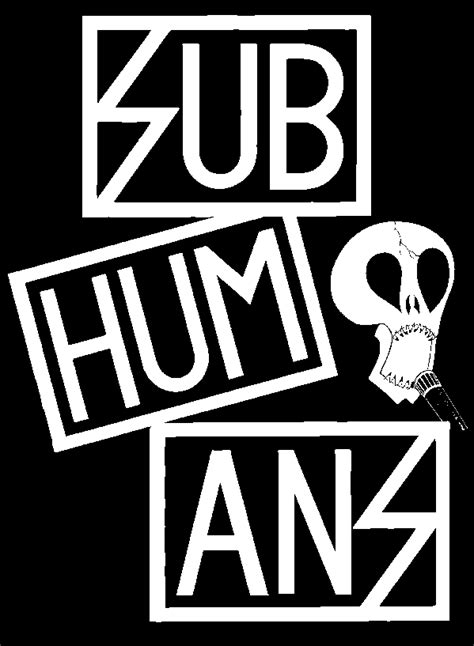 SUBHUMANS LOGO back patch – pukenvomitrecords.com