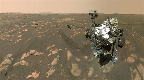 NASA Perseverance rover snaps epic Mars selfie with Ingenuity helicopter as guest star - CNET